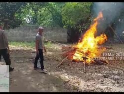 Respon Aduan Warga, Polisi Bongkar Lokasi Diduga Sabung Ayam di Kediri