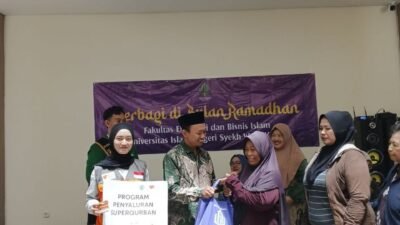 FEBI UIN Syekh Wasil Kediri Berbagi Bersama Rumah Zakat