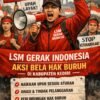 Perjuangkan Hak Buruh, LSM Gerak Indonesia Siap Gelar Aksi di Sejumlah Titik di Kabupaten Kediri