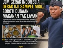 LSM Gerak Indonesia Desak Uji Sampel MBG, Soroti Dugaan Makanan Tak Layak