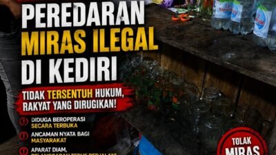 Peredaran Miras Ilegal di Kecamatan Banyakan Jadi Sorotan Publik, Warga Minta Penindakan Tegas
