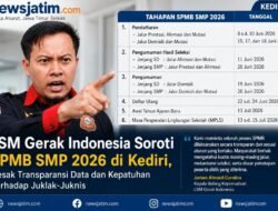 LSM Gerak Indonesia Soroti SPMB SMP 2026 di Kediri, Desak Transparansi Data dan Kepatuhan Terhadap Juklak-Juknis.