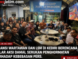 SERUKAN MARTABAT PERS! Aliansi Wartawan & LSM Kediri Siap Aksi Damai: Kami Bukan “Londo Ireng”, Kami Pilar Demokrasi