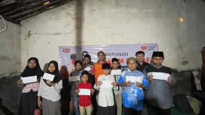 Santunan Anak Yatim Dhuafa dalam Rangka Milad Rumah Zakat ke-28