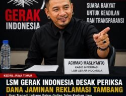 LSM Gerak Indonesia Desak Periksa Dana Jaminan Reklamasi Tambang di Kediri Usai Tragedi Lubang Bekas Galian Telan Korban Jiwa.