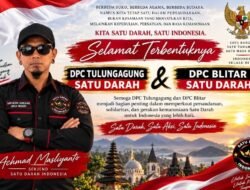 Satu Darah Indonesia Ucapkan Selamat atas Terbentuknya DPC Tulungagung dan DPC Blitar.