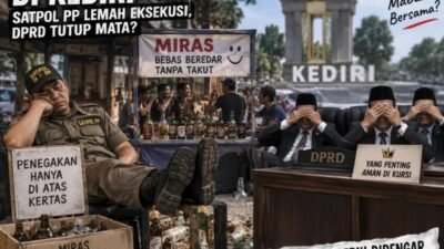 Miras Merajalela di Kediri: Satpol PP Lemah Eksekusi, DPRD Tutup Mata?