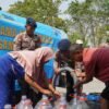 Brimob Polda Jatim Salurkan 40 Ribu Liter Air Bersih untuk Warga Gresik dan Sidoarjo