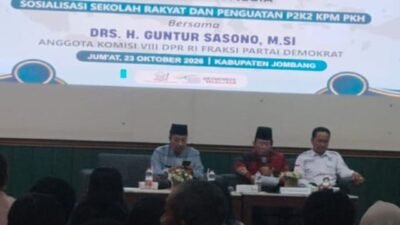 Drs. H.Guntur Sasono, M.SI Sosialisasikan Sekolah Rakyat dan Penguatan P2K2 KPM PKH di Jombang, Dorong Akses Pendidikan dan Kesejahteraan Masyarakat
